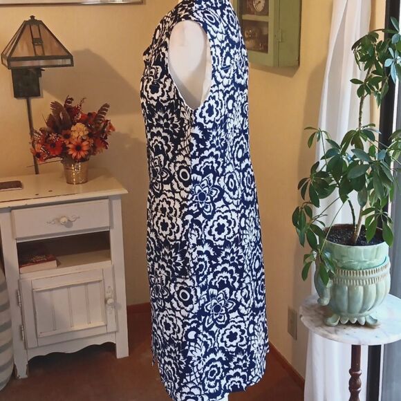 NWT Talbots Stretch Woodcut Twill Dress Career - Picture 4 of 11